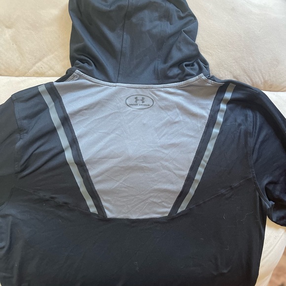 Under Armour Black Lightweight Hoodie Quarter Zip - Brand New with Tags - Picture 7 of 7